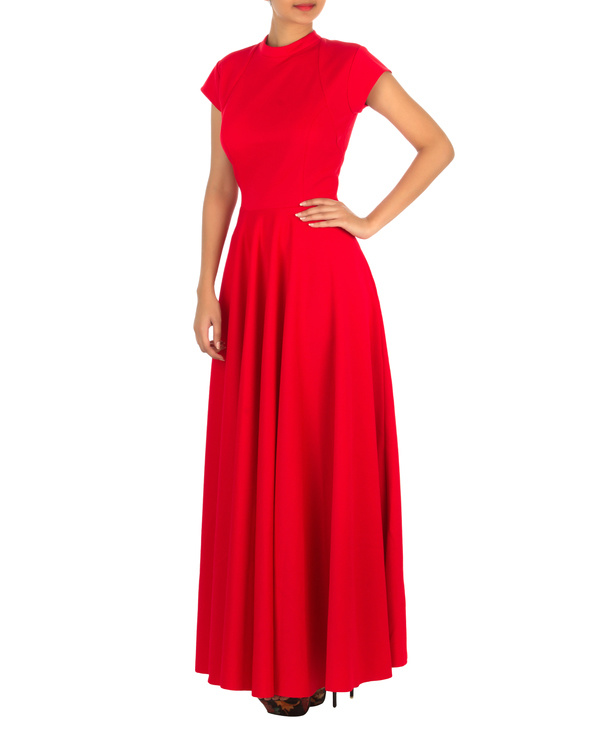 long gown straight cut