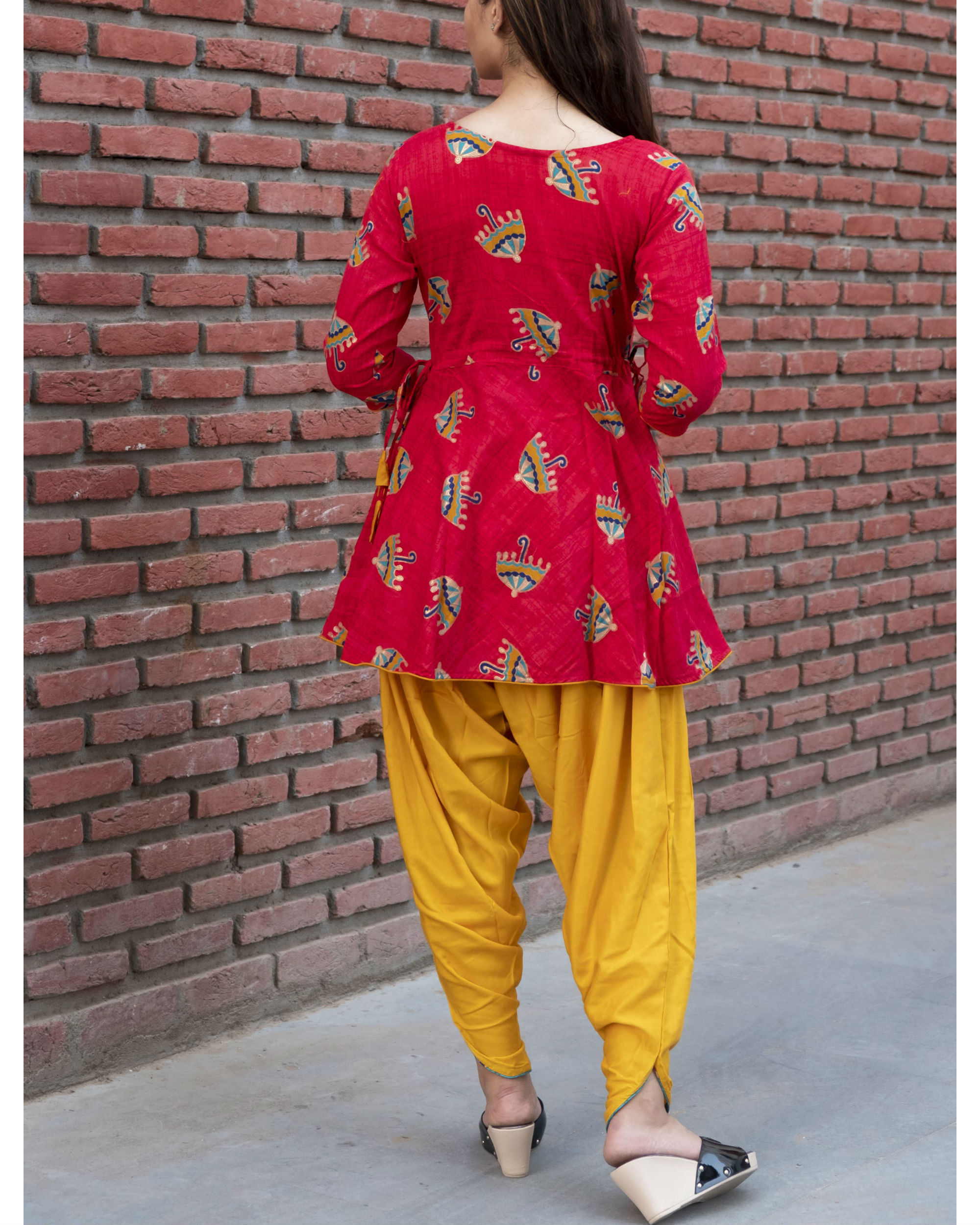 new style dhoti kurti