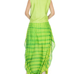 global desi dhoti saree green