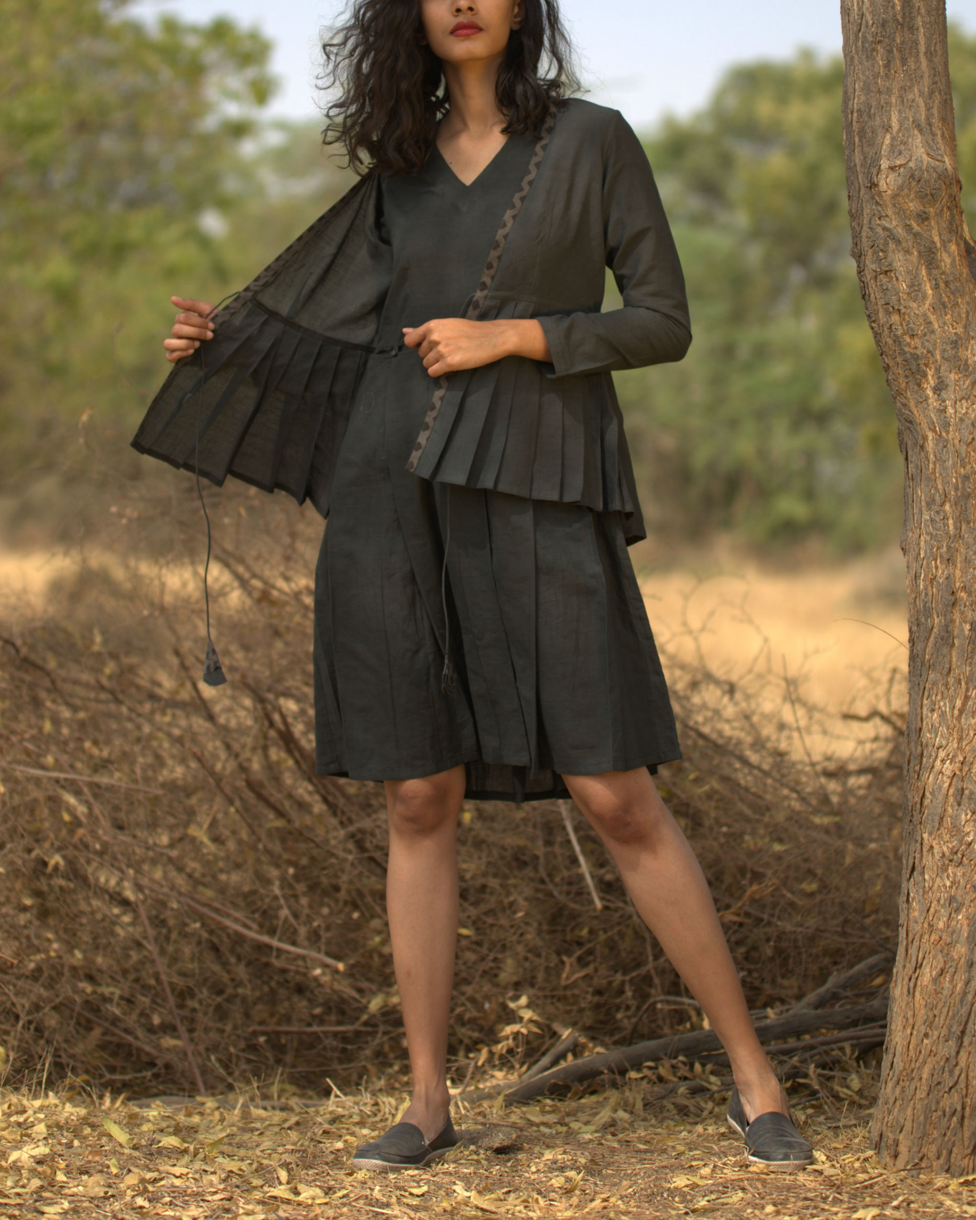 Black Jacket Top by Medhya The Secret Label