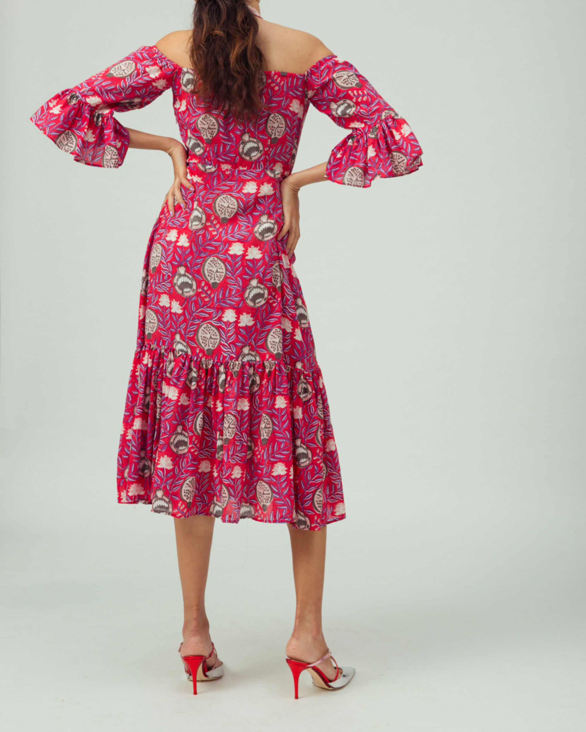 Pomegranate evening dress by Jodi | The Secret Label