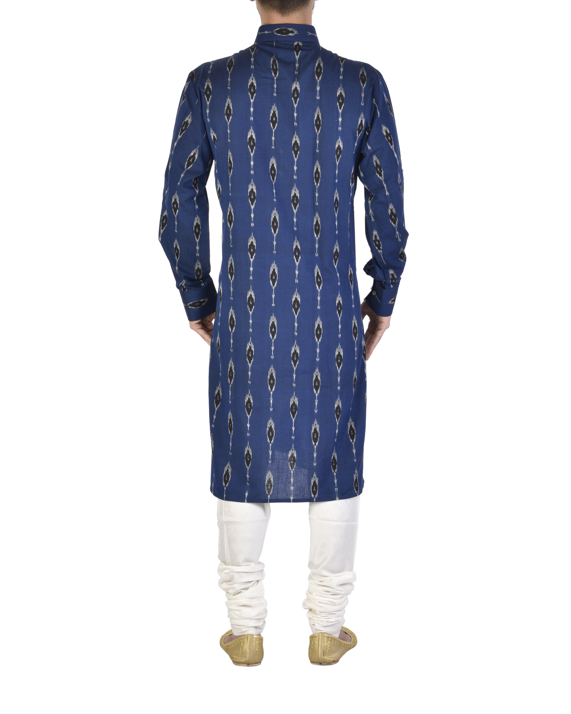 Cotton ikat full-sleeves kurta by Chic Pea by Ganesh Nallari | The ...