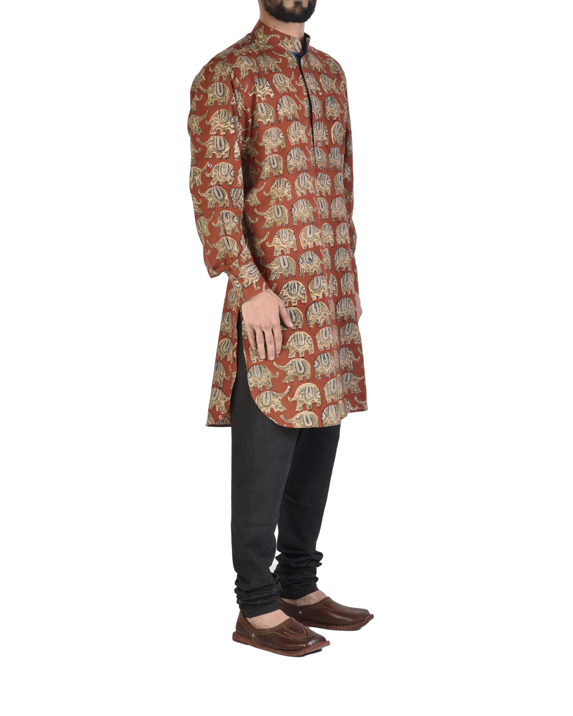 Kalamkari fullsleeves kurta by Chic Pea by Ganesh Nallari The Secret