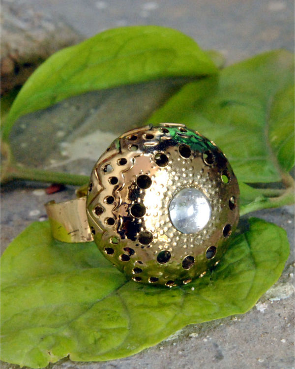 Oxidized dome ring 1