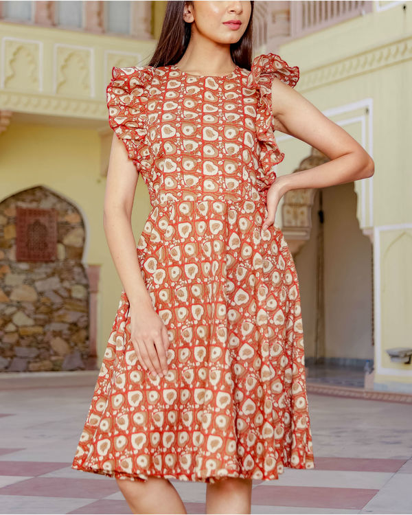 frill short frock