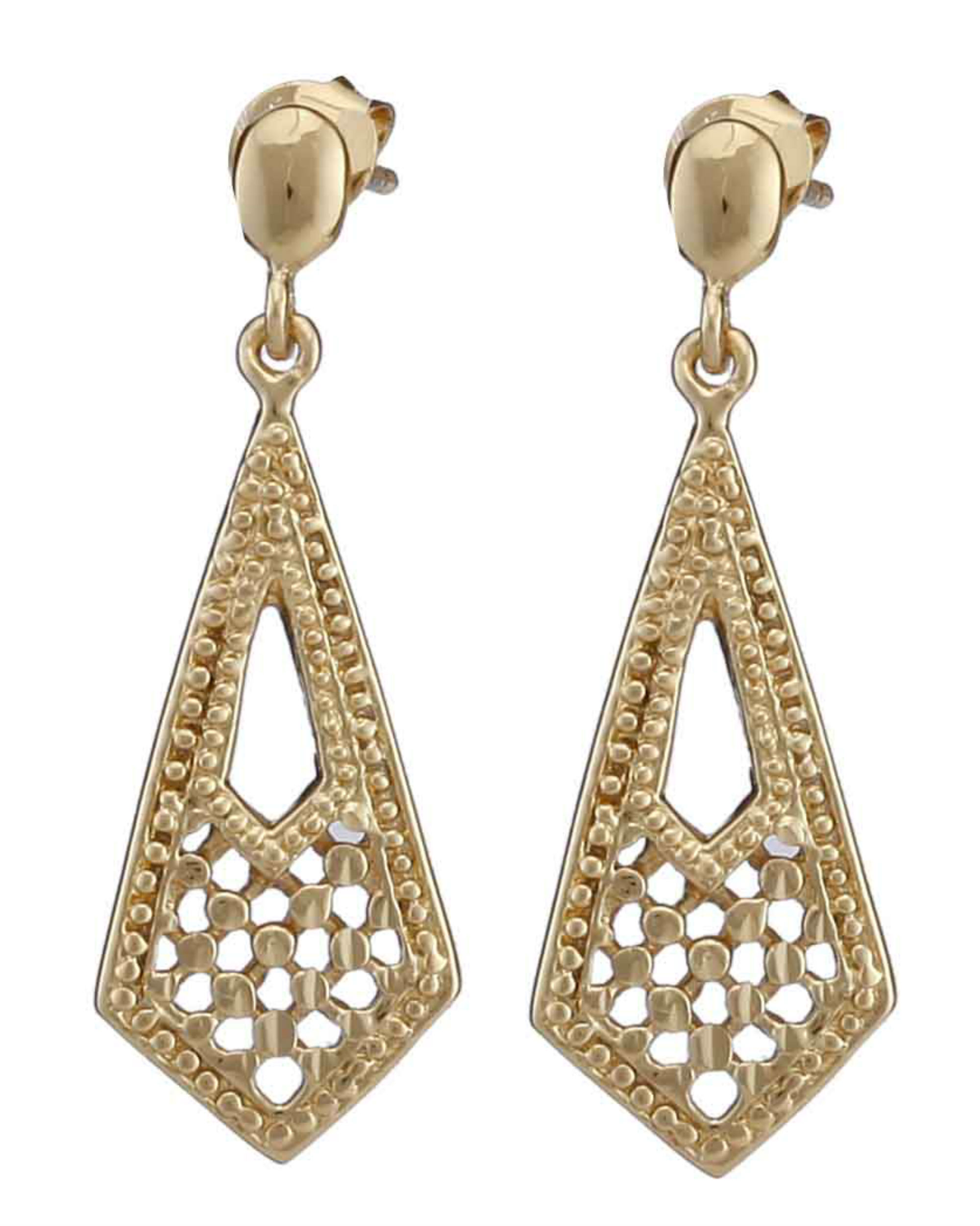 Carved kite earrings by Amreli Jaipur | The Secret Label