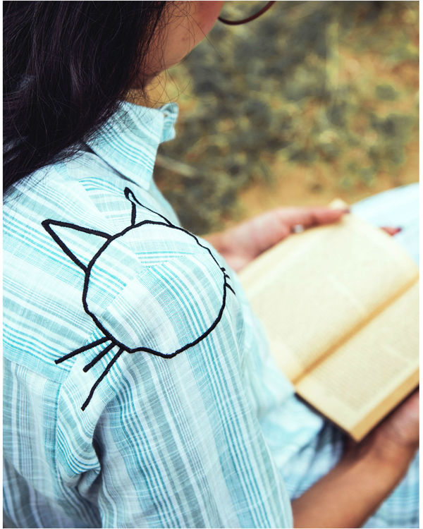Twin pockets Cat dress 1