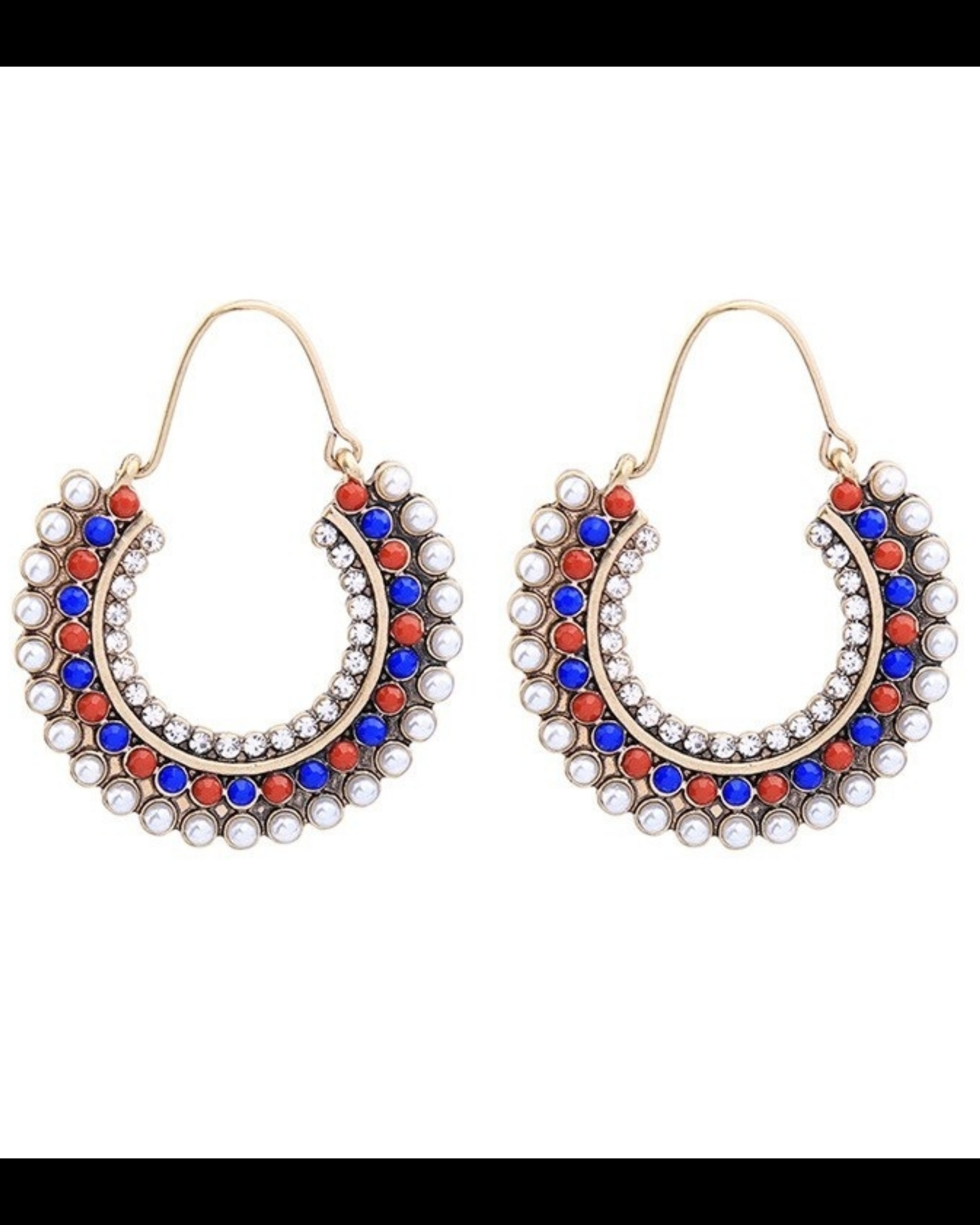 Half moon earrings by Streethopper The Secret Label