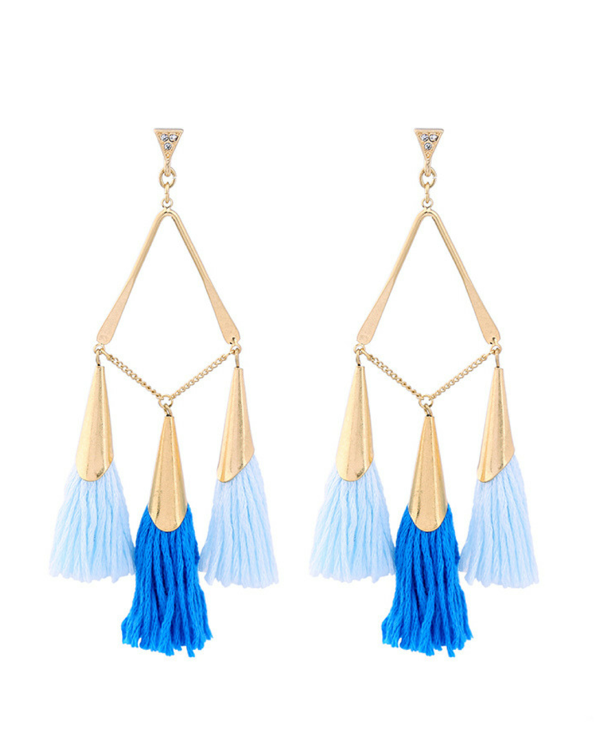 Baby blue earrings by Streethopper The Secret Label