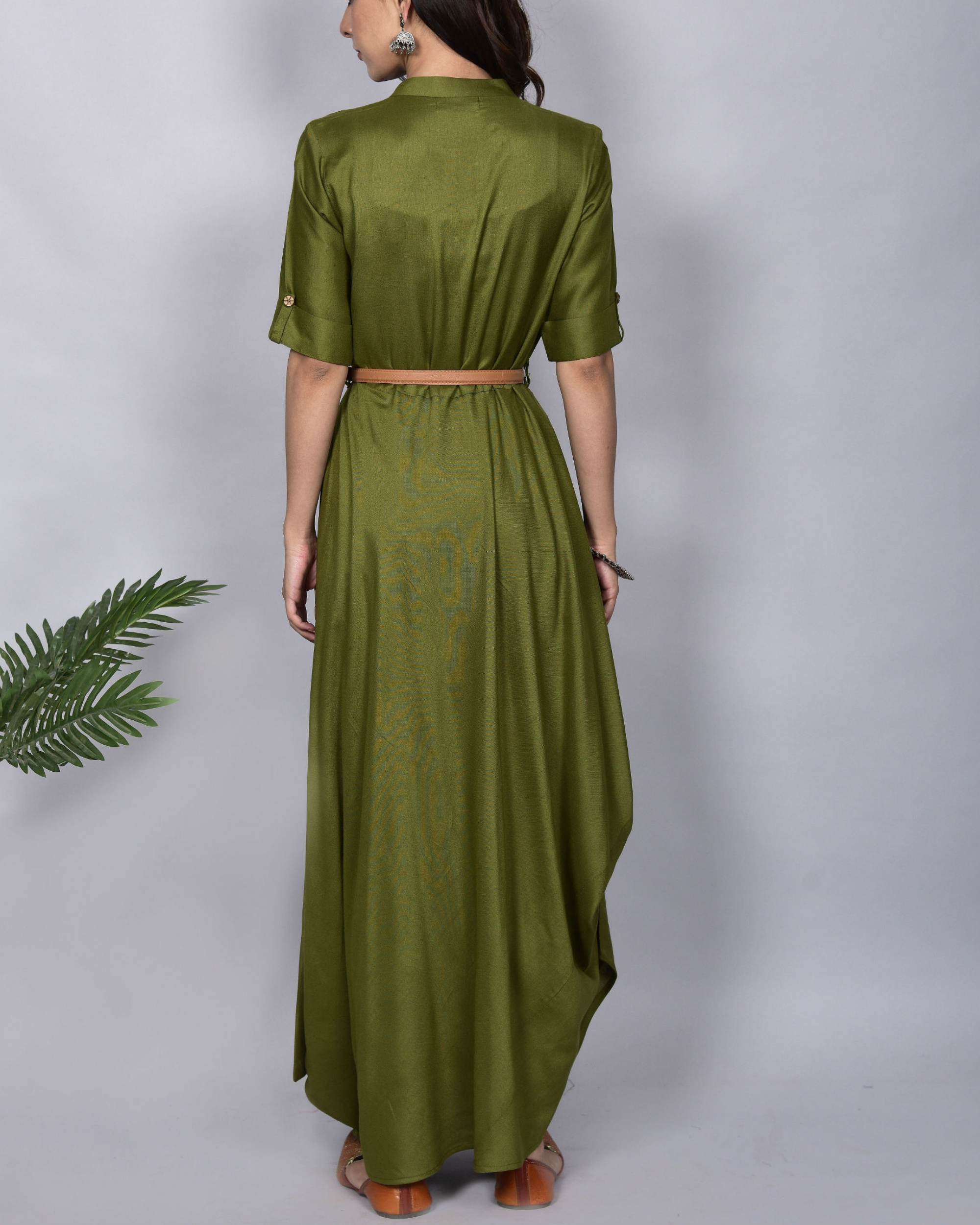 Olive store green sundress