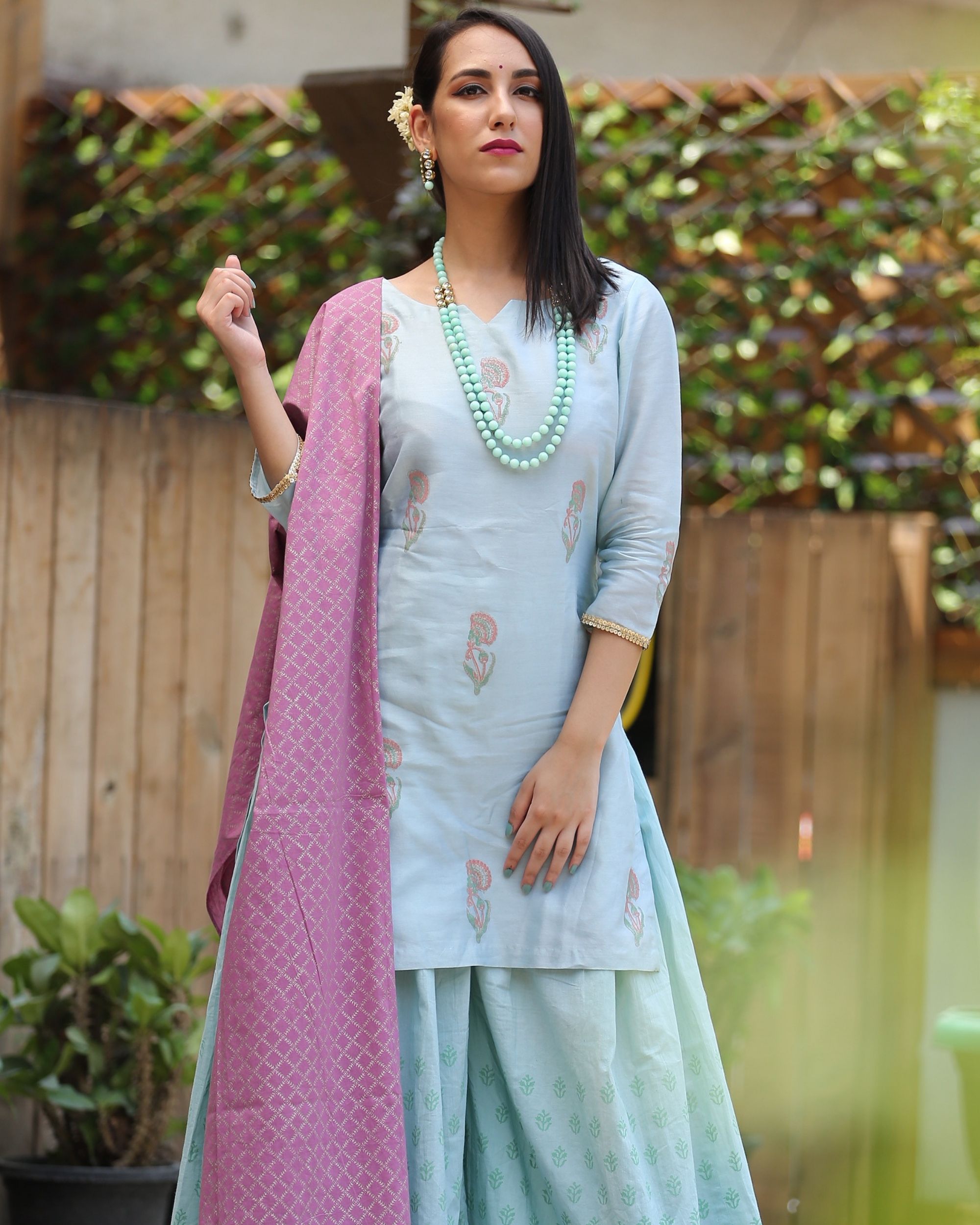 Mint kurta by Marasim | The Secret Label