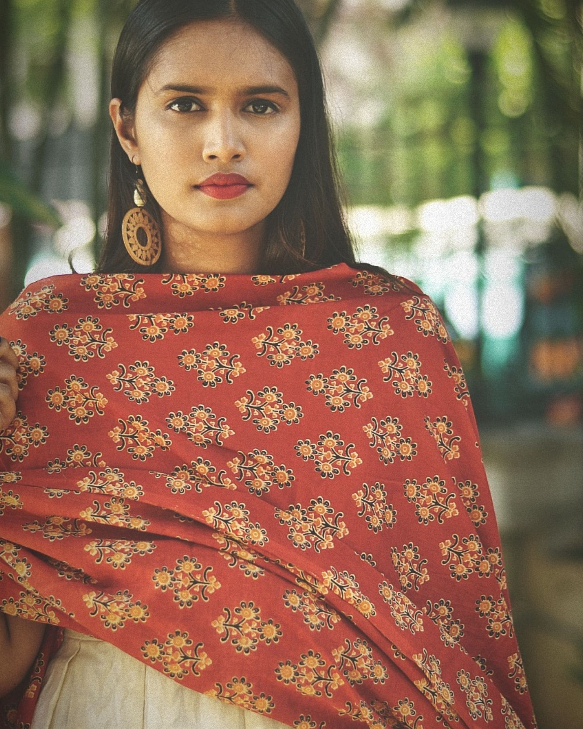 white long frock with dupatta