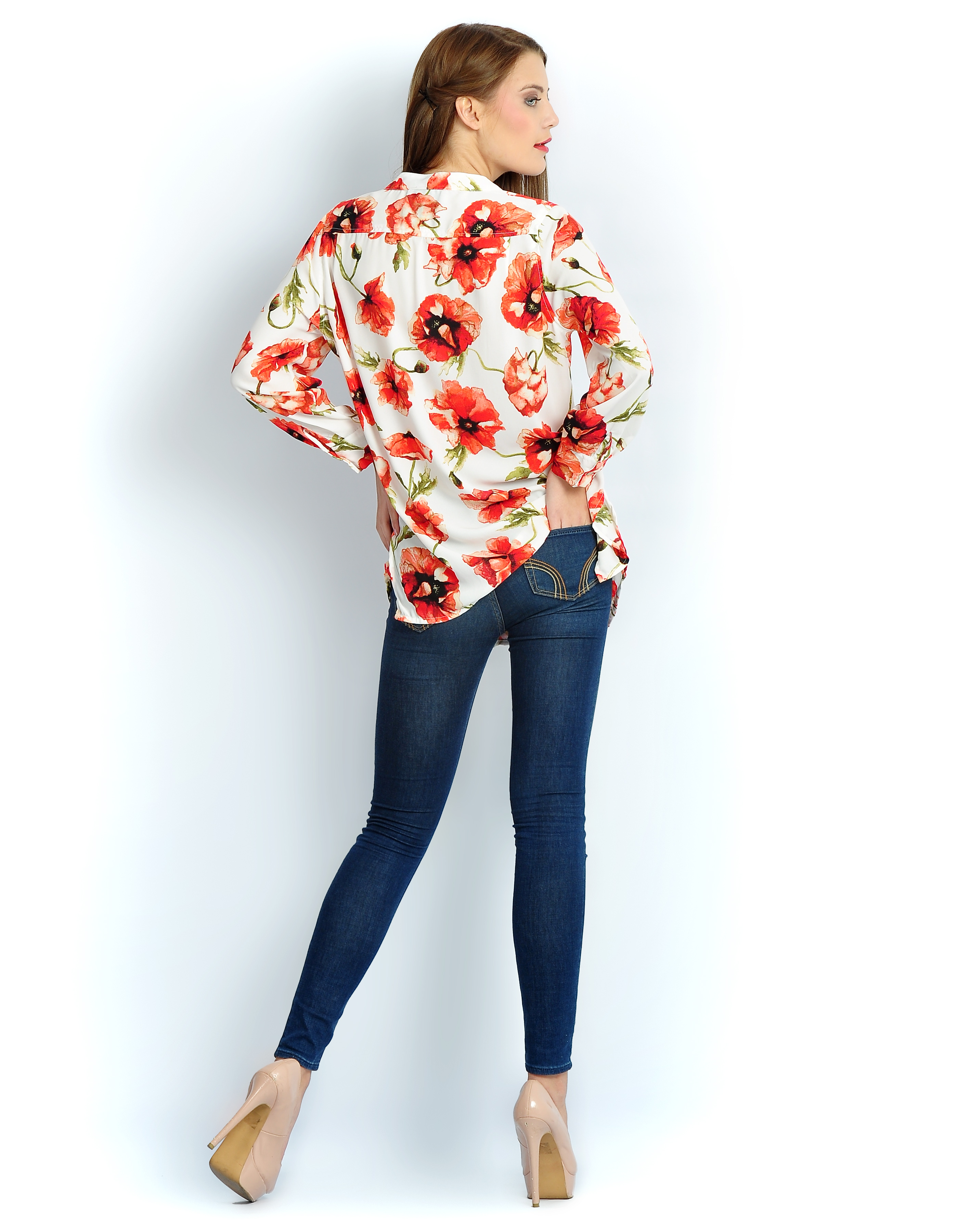 red and white button down red and white button down