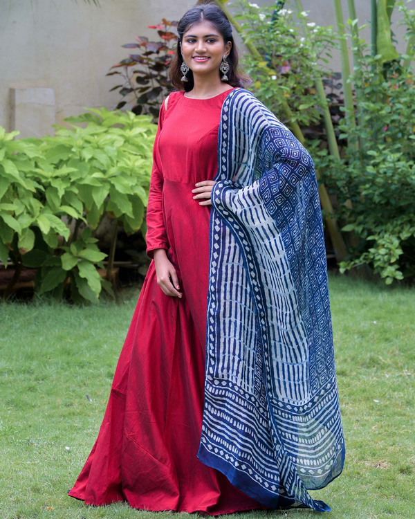 maxi with dupatta