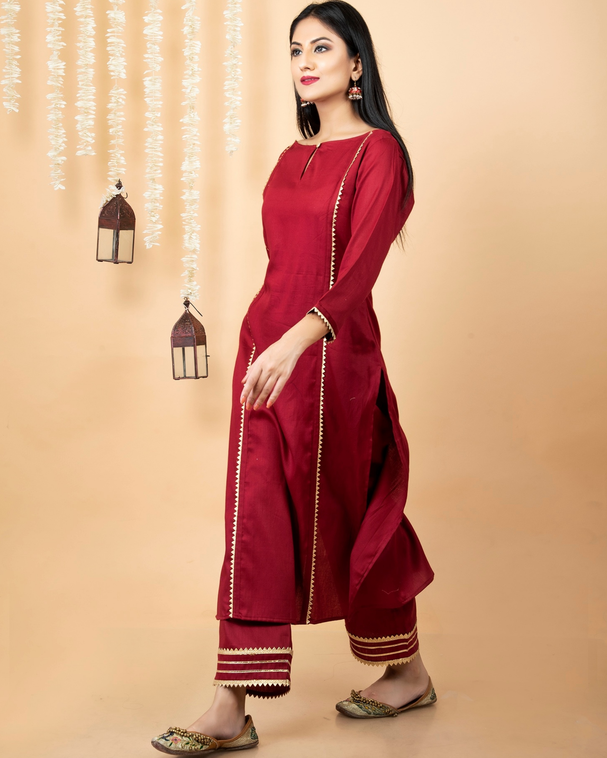 Maroon Golden Heavy Embroidered Designer Work Palazzo Suit  Indian Heavy  Anarkali Lehenga Gowns Sharara Sarees Pakistani Dresses in  USAUKCanadaUAE  IndiaBoulevard