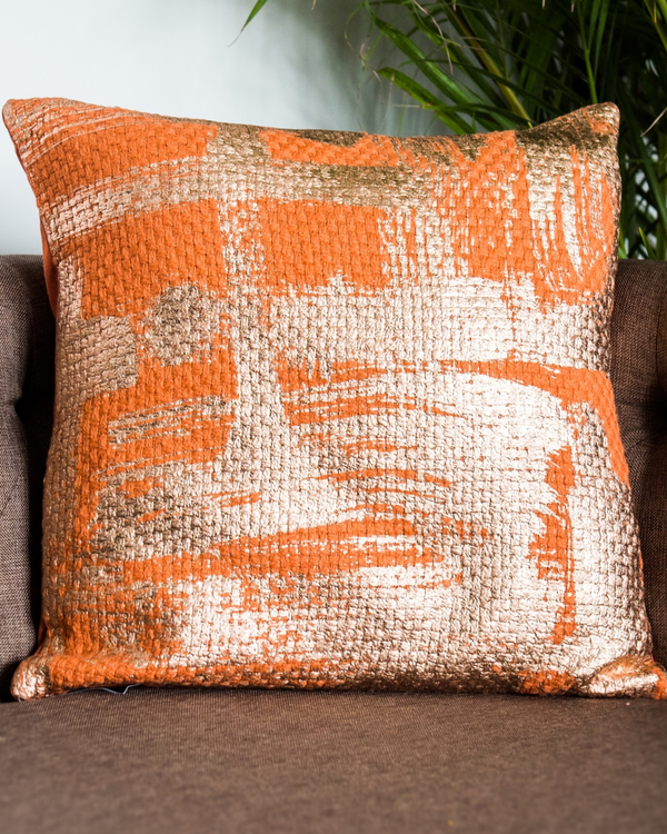 Navroz copper spot cushion cover 1