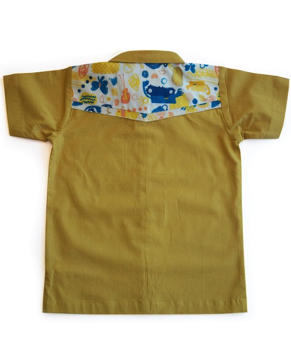 mustard yellow shirt matching pant