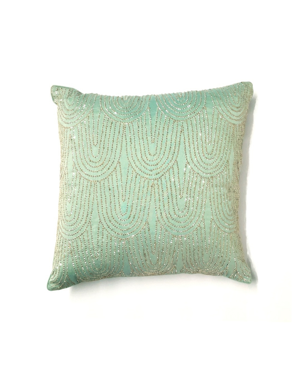 Nebula blue cushion cover 1