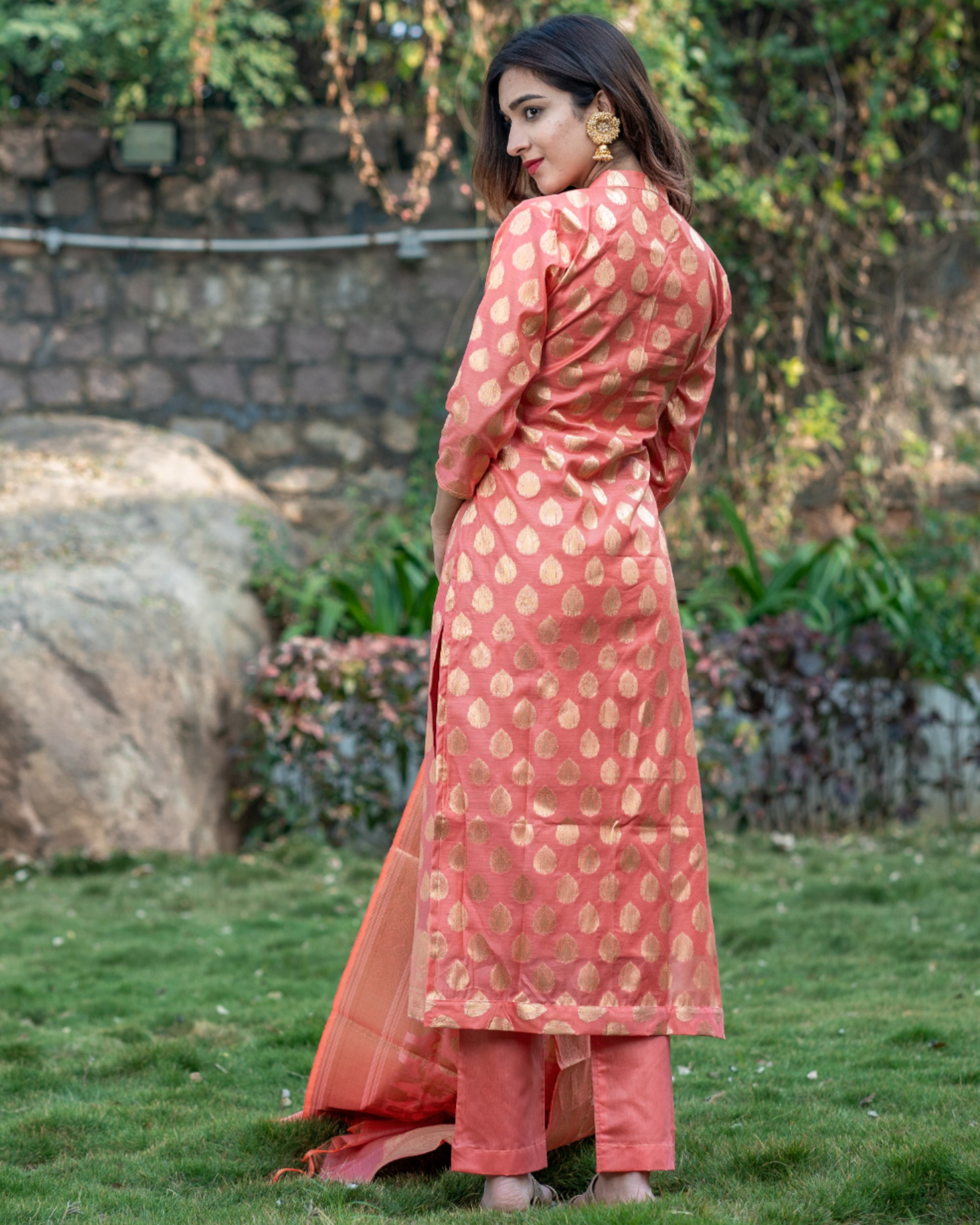 Brocade Silk Padded Off Shoulder Kurti brocade Suits indian Silk Lehenga  Kurti design Fabric  Kurti designs Brocade kurti design with pants  Designer dresses