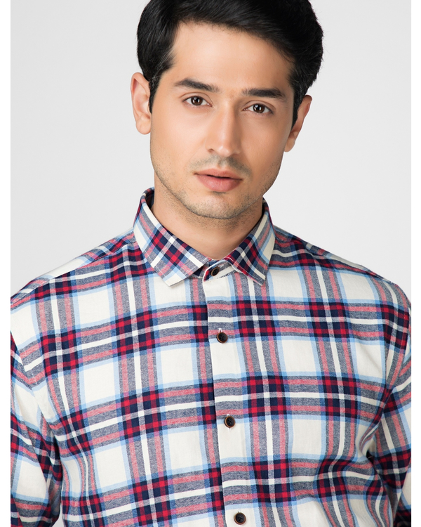 Red and white plaid shirt by Green Hill | The Secret Label