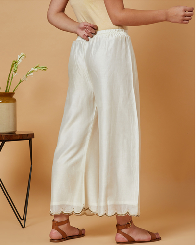 Buy Beige Trousers & Pants for Girls by AARIKA GIRLS ETHNIC Online |  Ajio.com