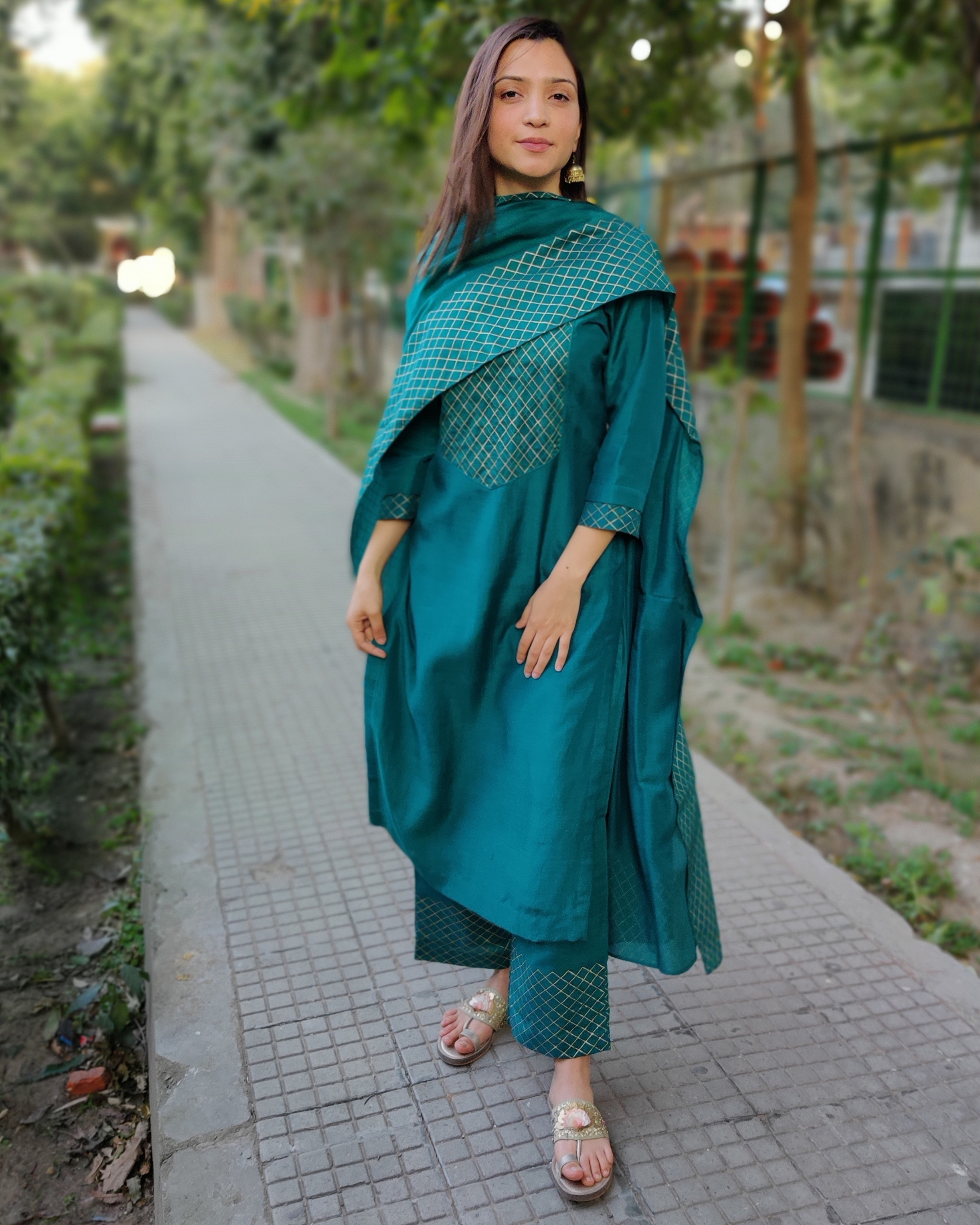 Silk suits for ladies sale