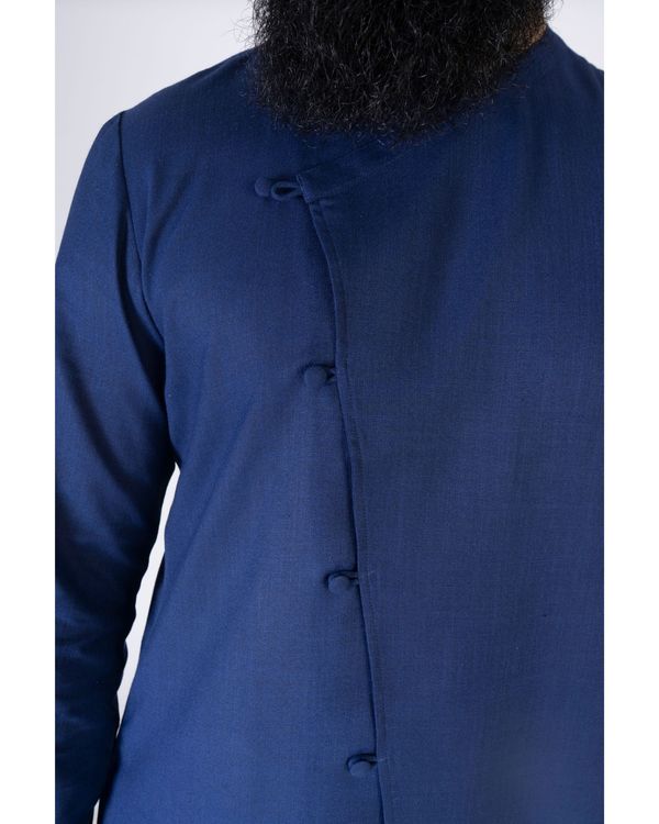 Blue asymmetrical kurta 2