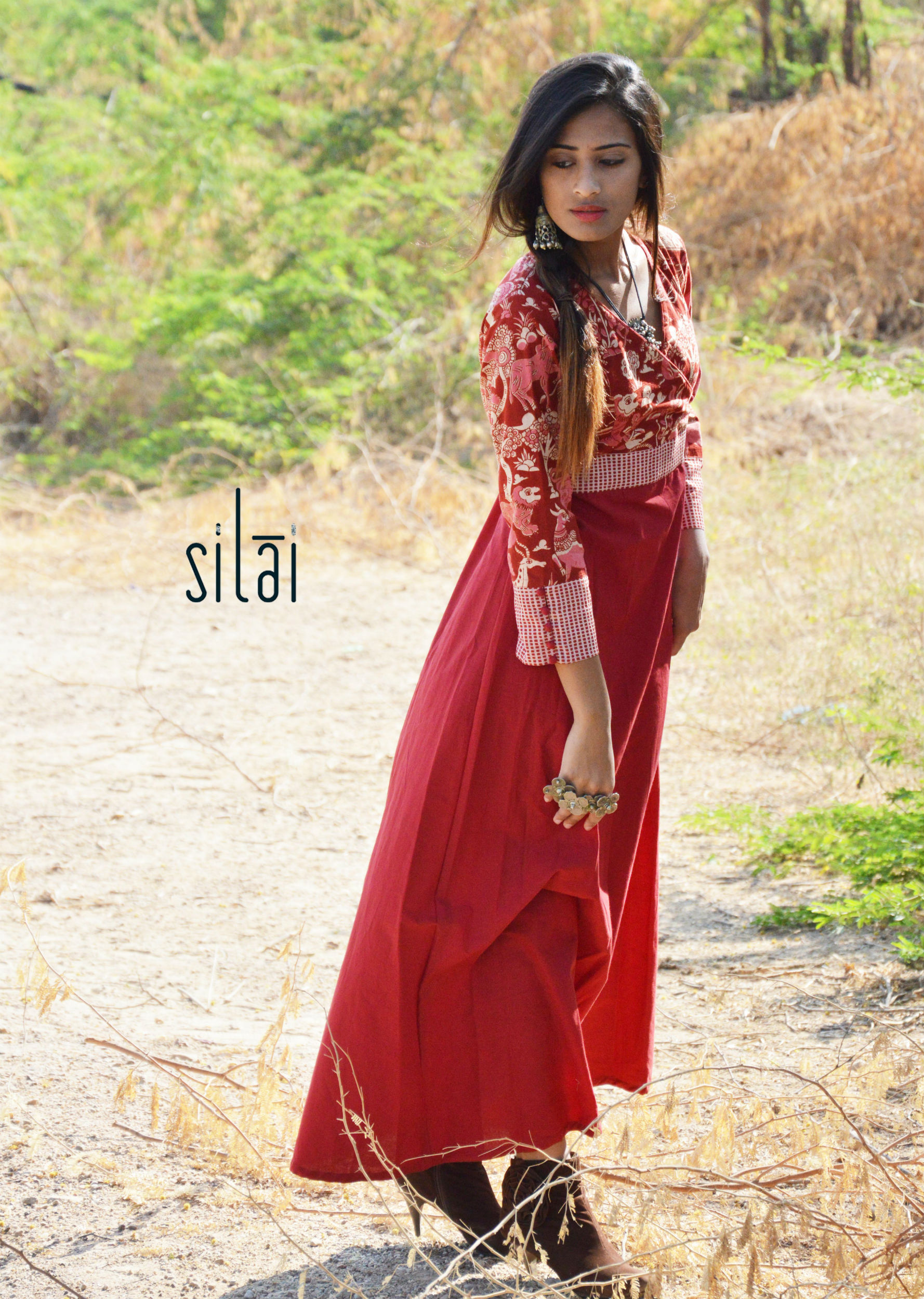 angrakha style maxi