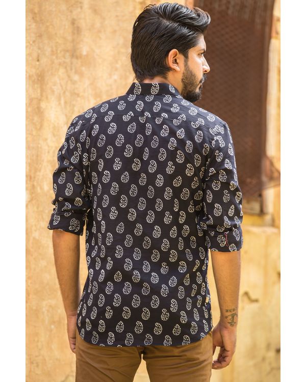Black printed shirt 1