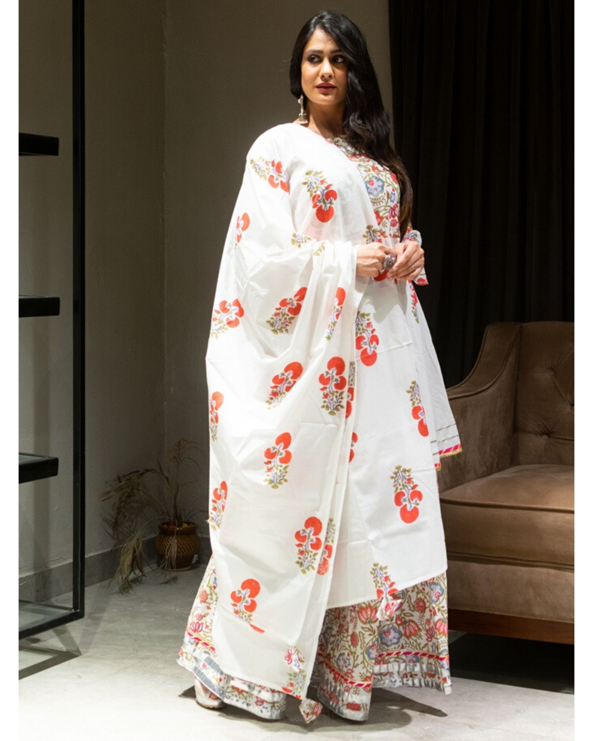 short kurta lehenga