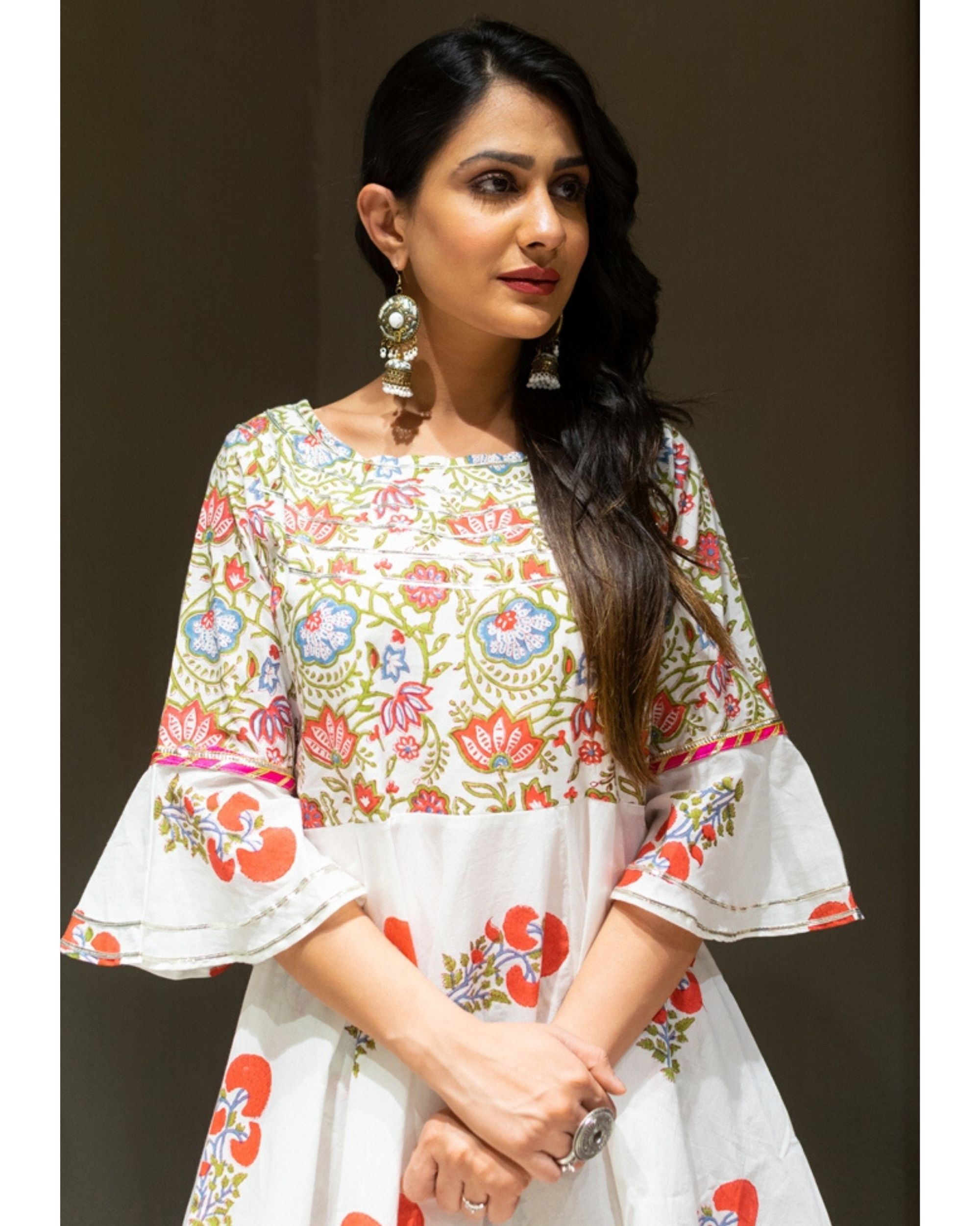 short kurta lehenga