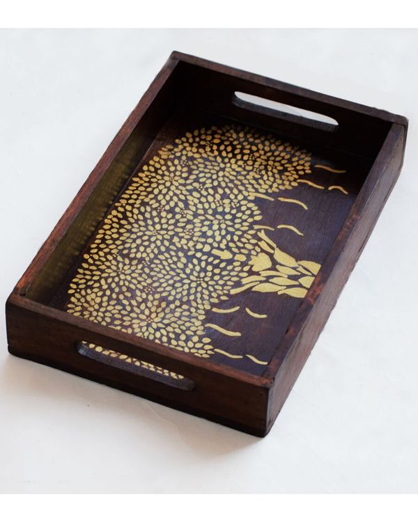 Hand painted tree of life tray 1
