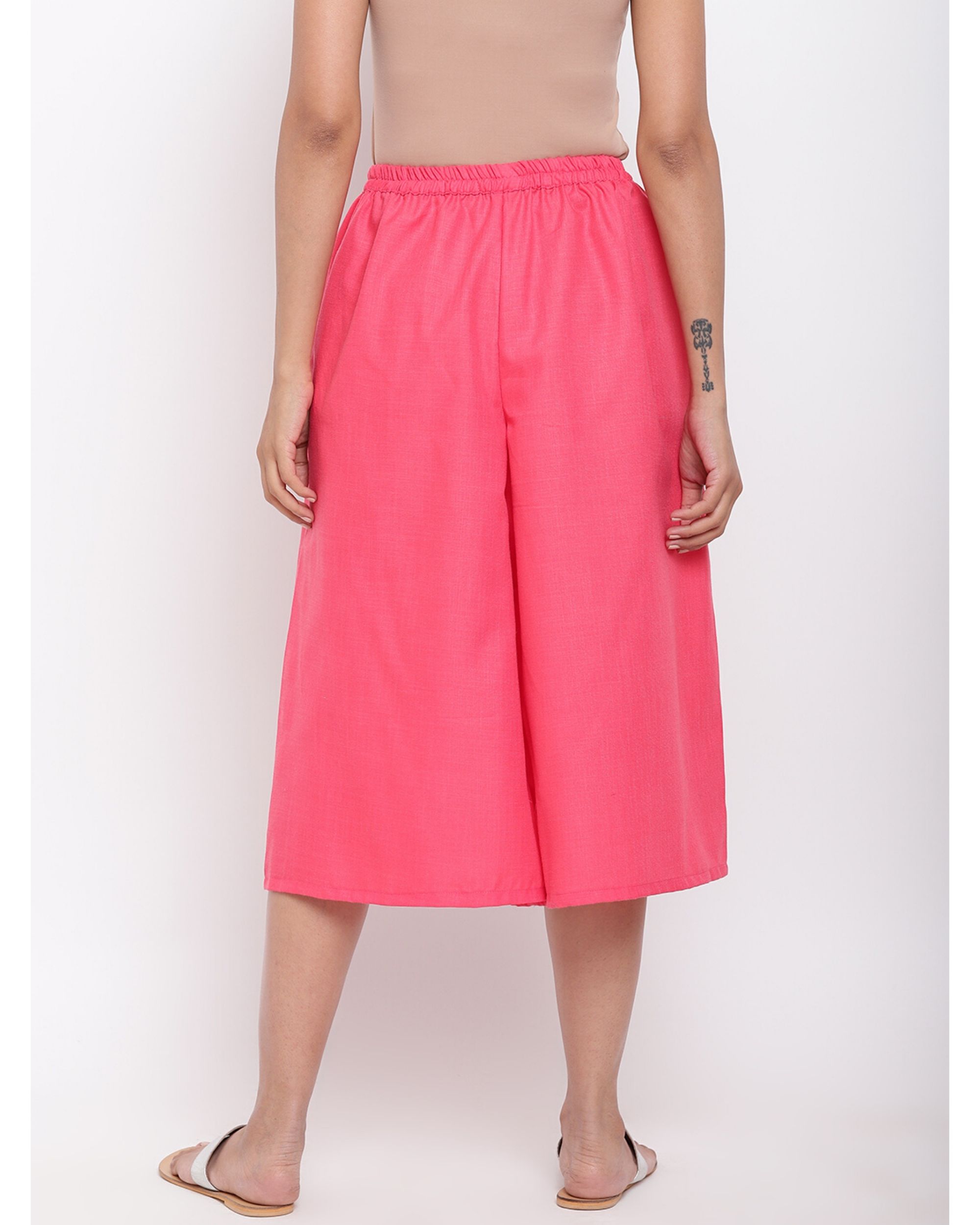 short palazzo pants online