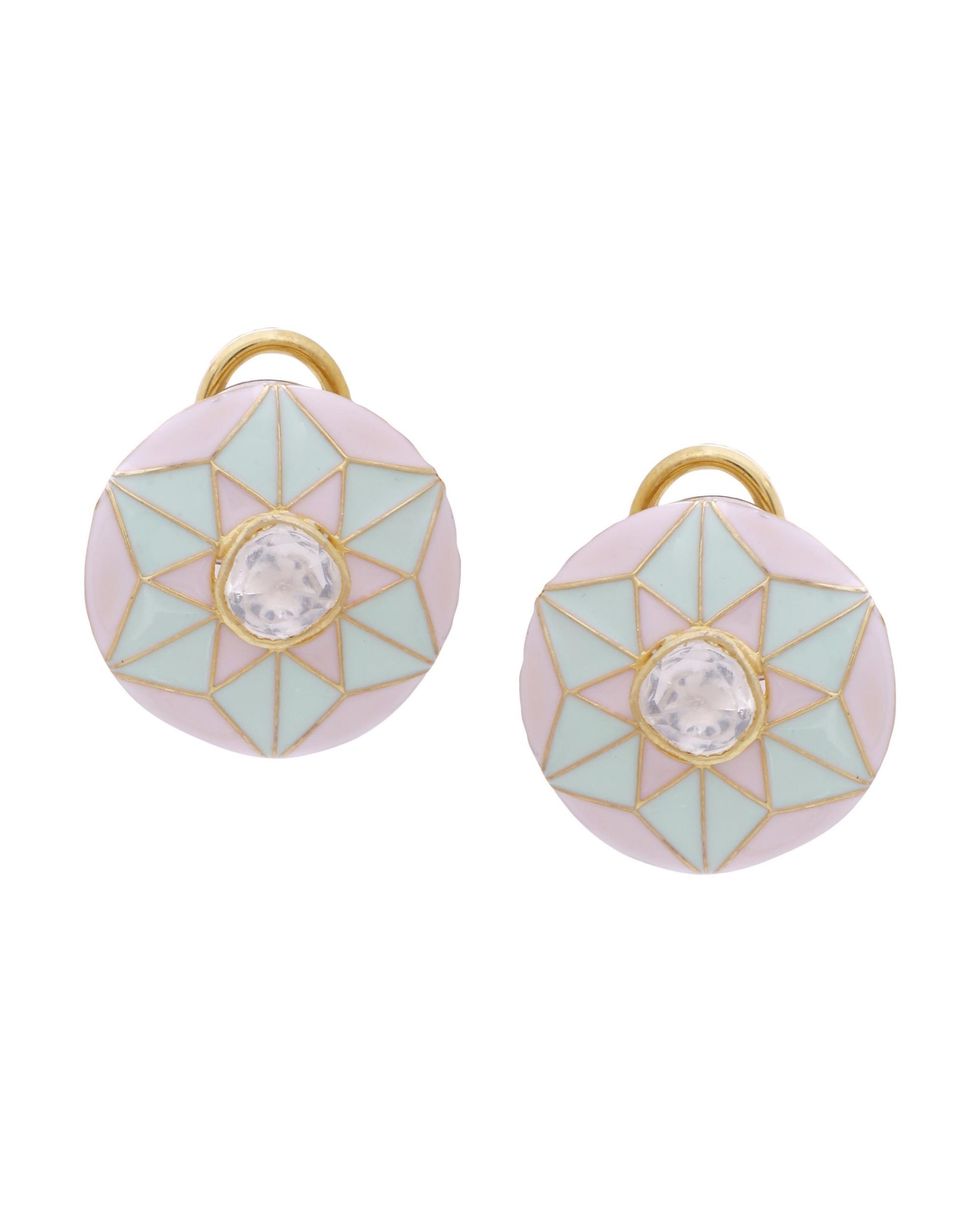 Geometric stud earring by Zeeya The Secret Label
