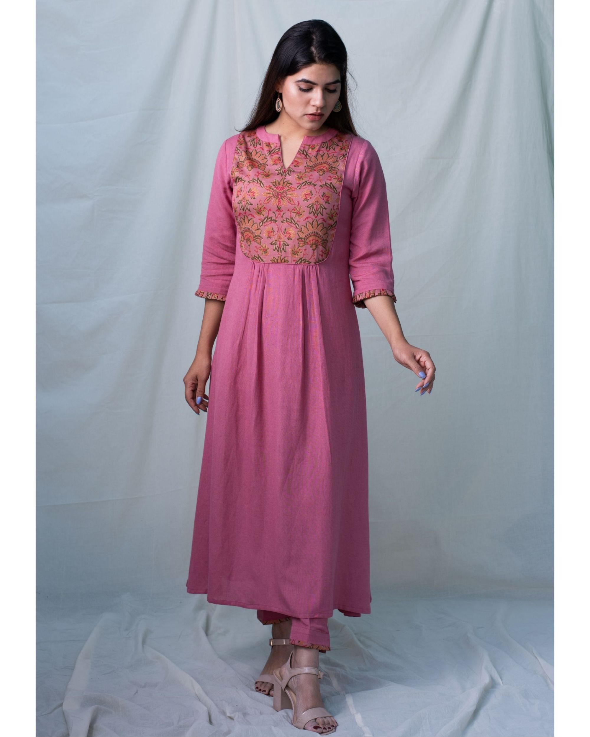 gathered kurti
