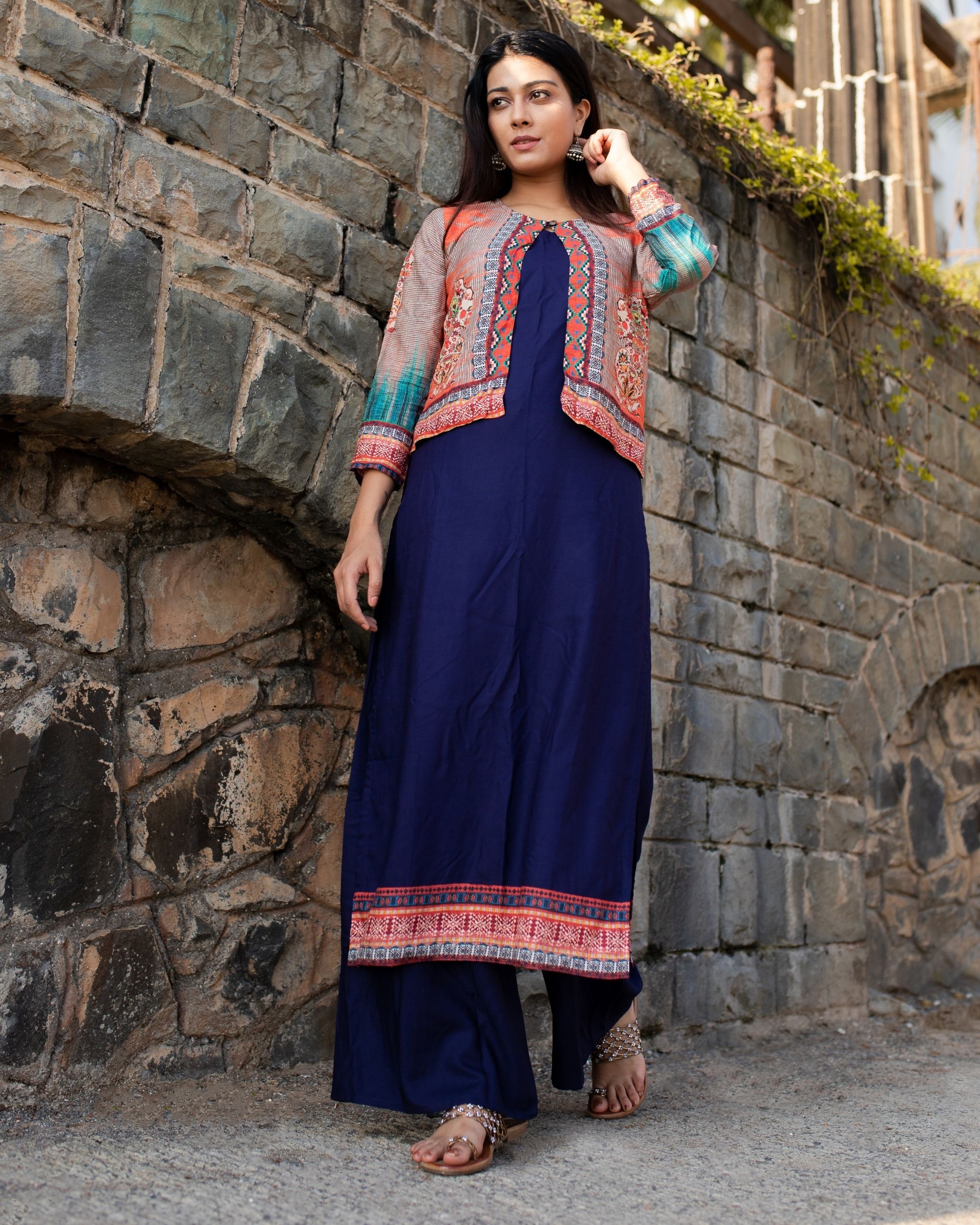 shrug kurta set