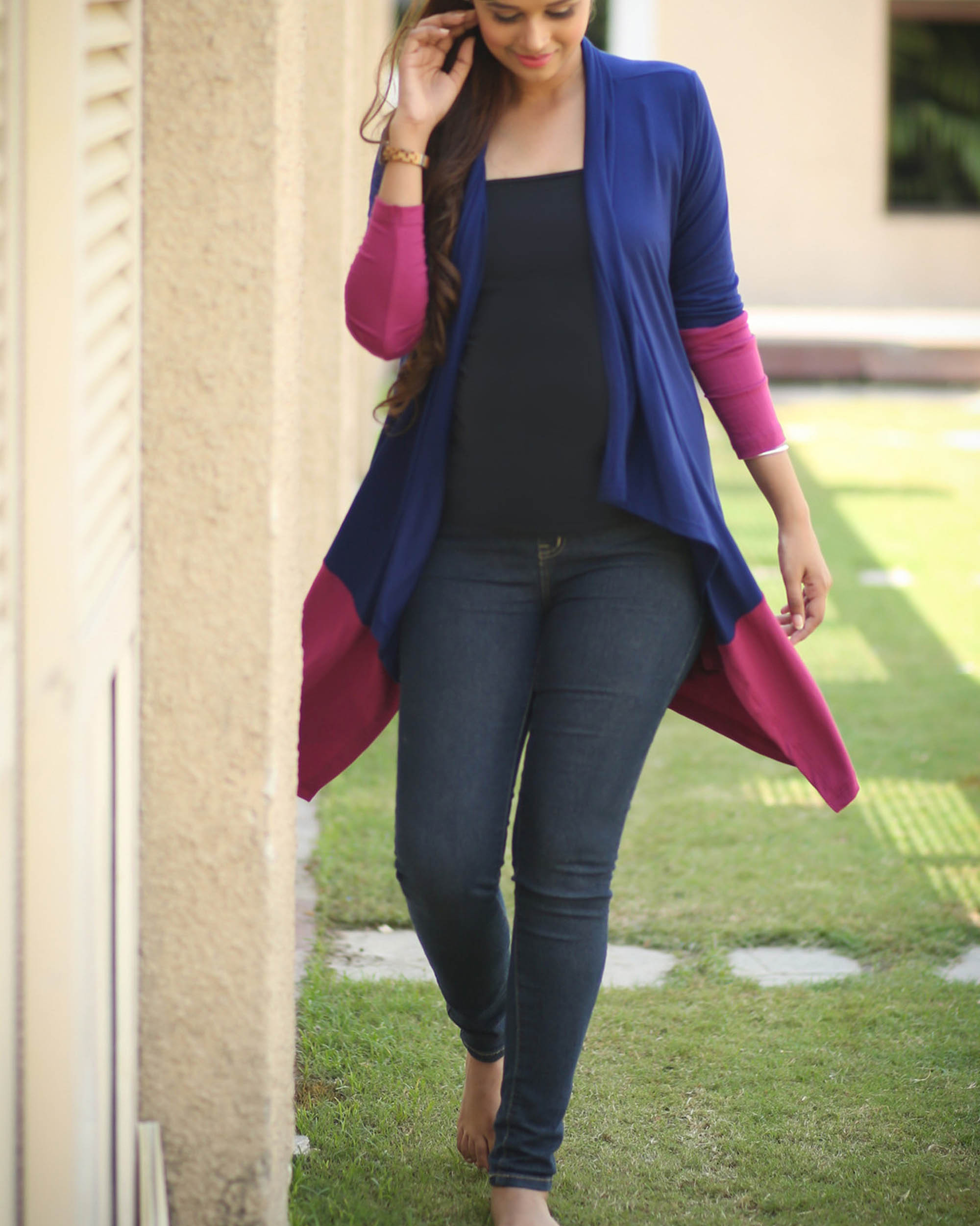 Pink maternity cardigan by MOMZJOY The Secret Label