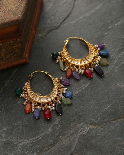 gold dogri jhumka