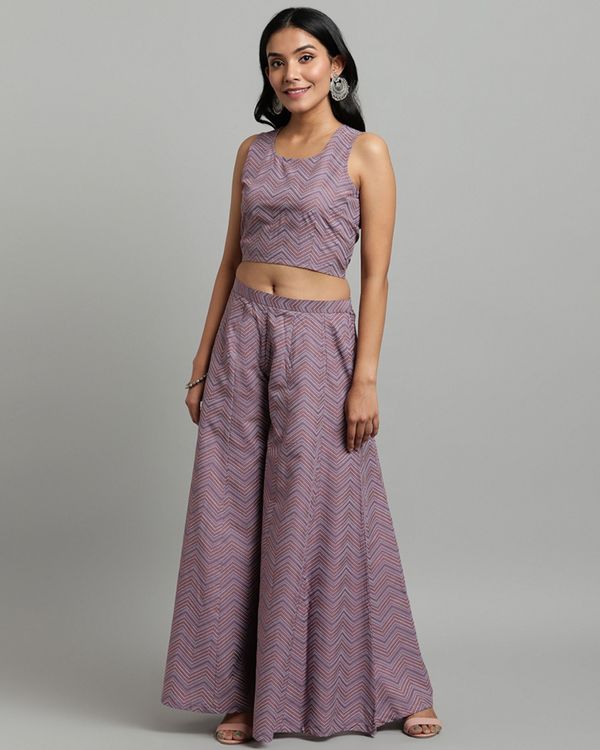 crop top with palazzo online