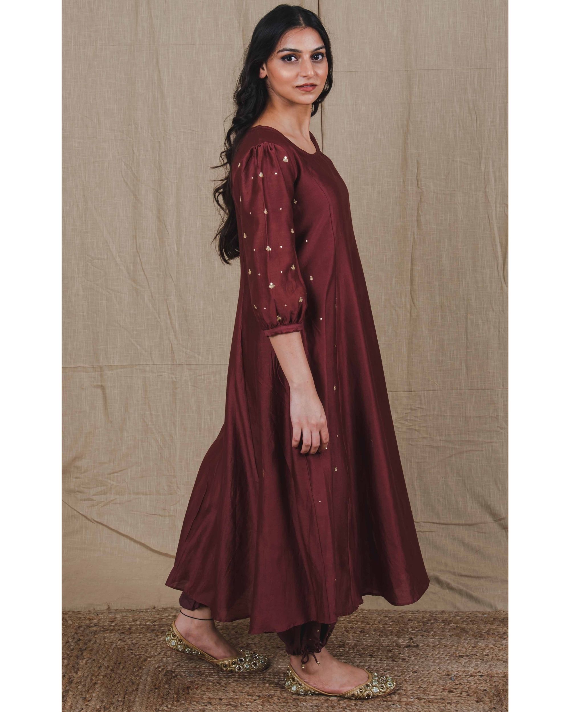kurta with puff sleeves