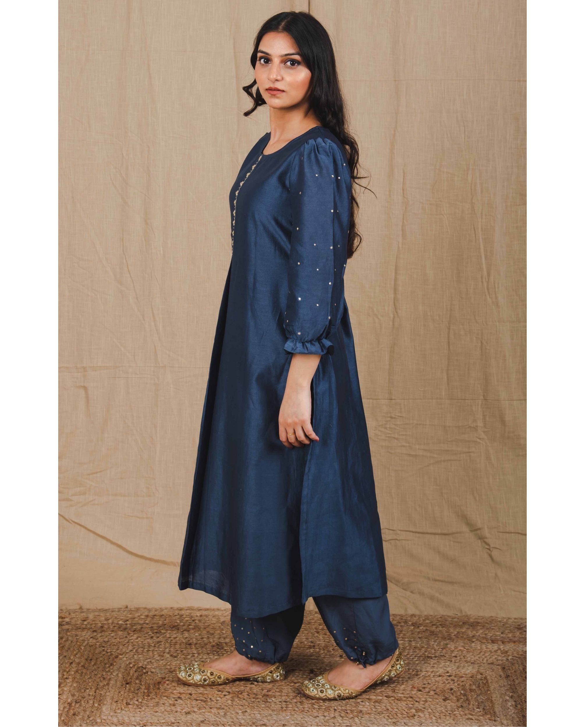 kurta with puff sleeves