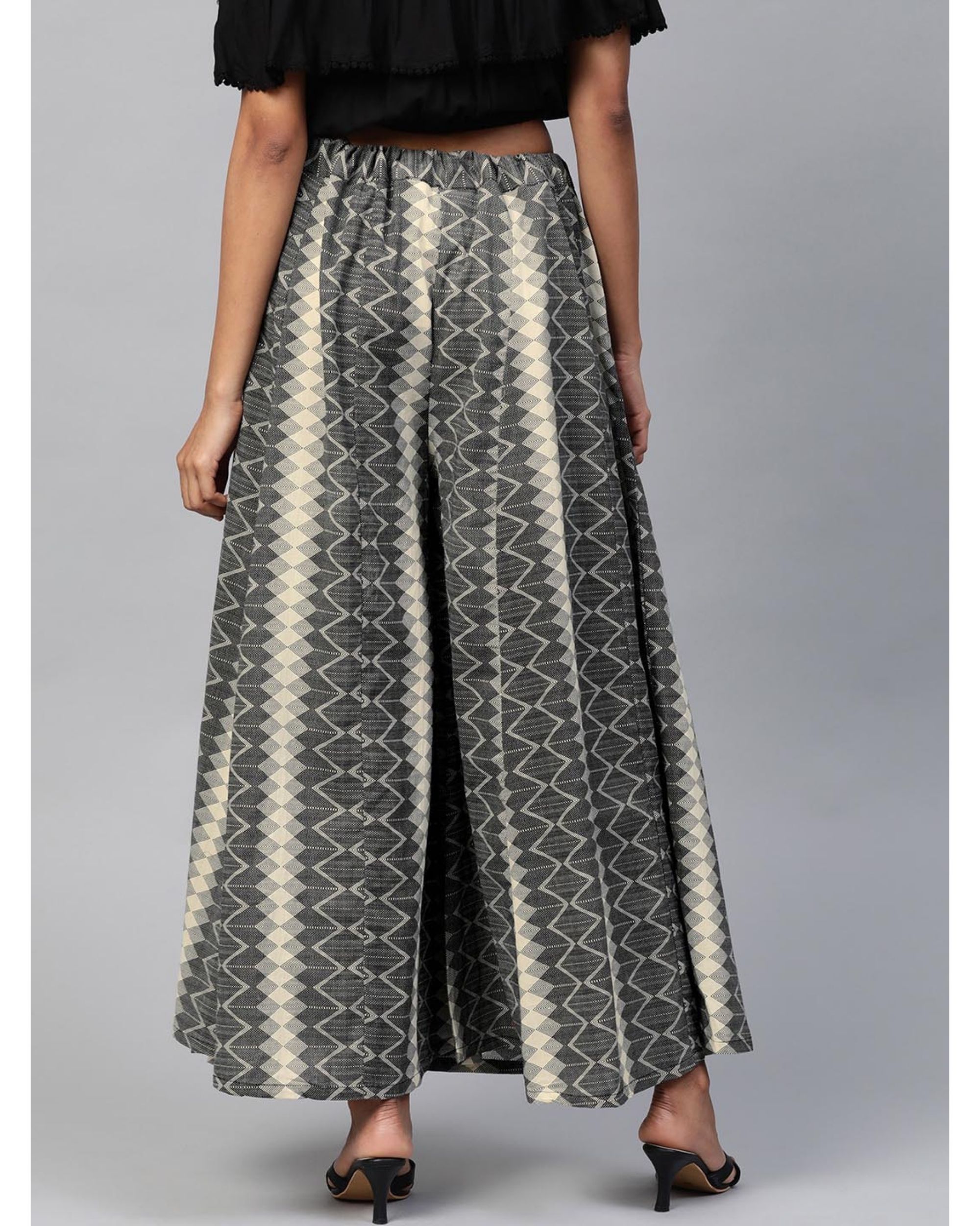 full flared palazzo