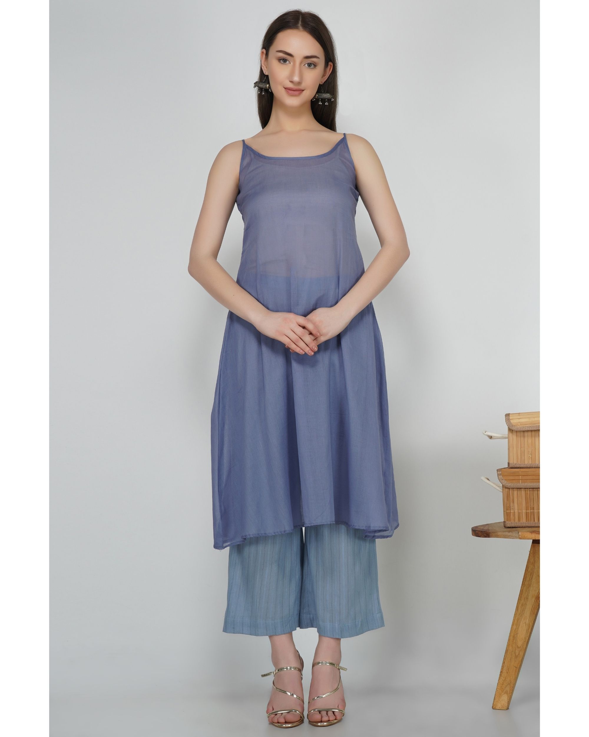 flutter sleeve kurti