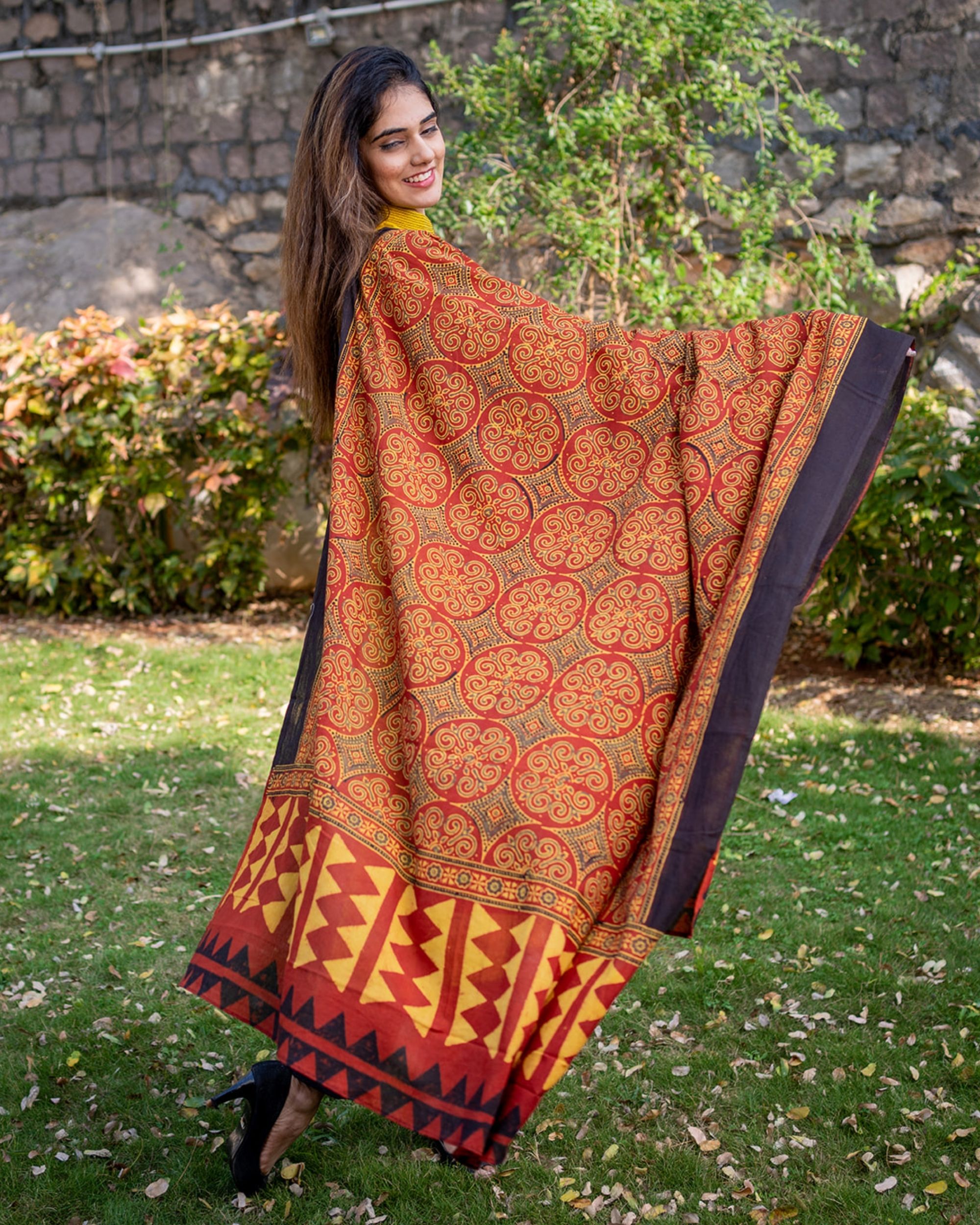 frock kurti with dupatta