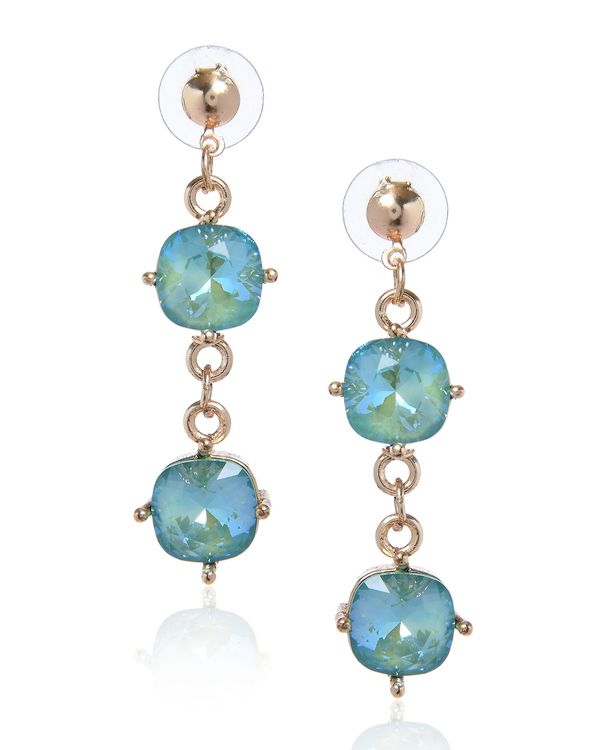 Light turquoise stone earrings 2