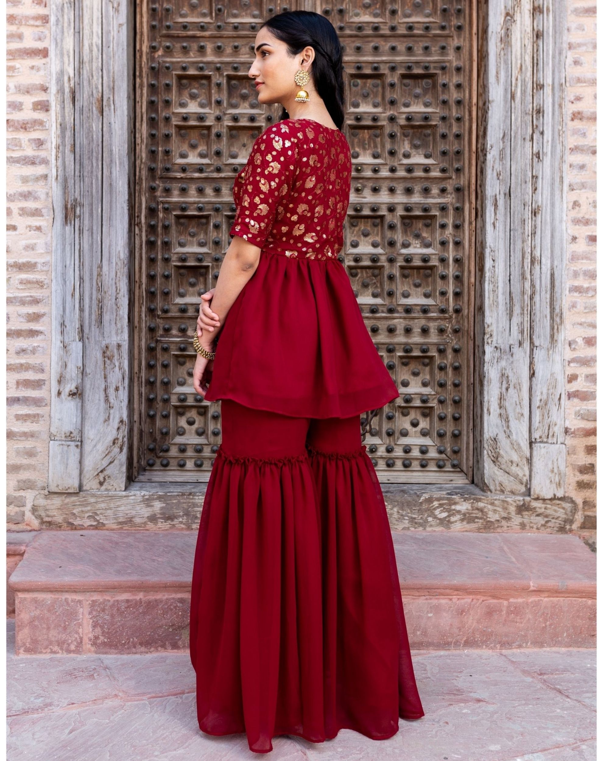 flared sharara palazzo