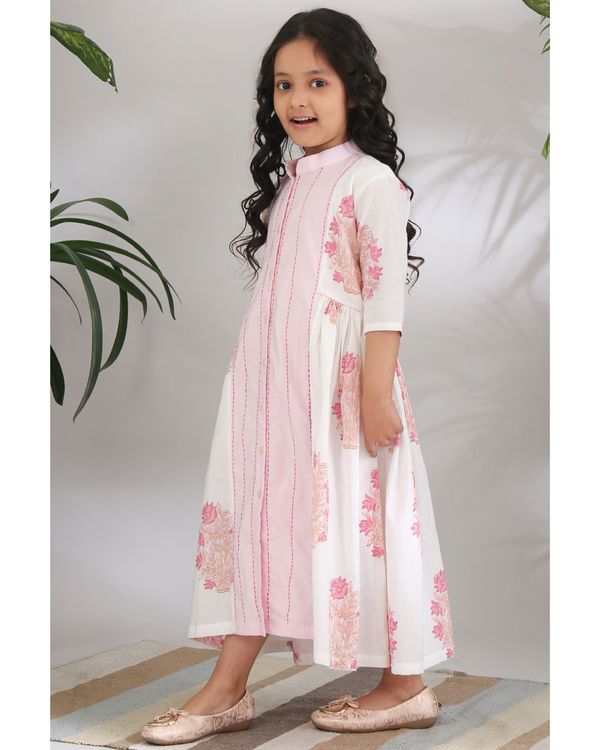 Panelled kantha dress 3