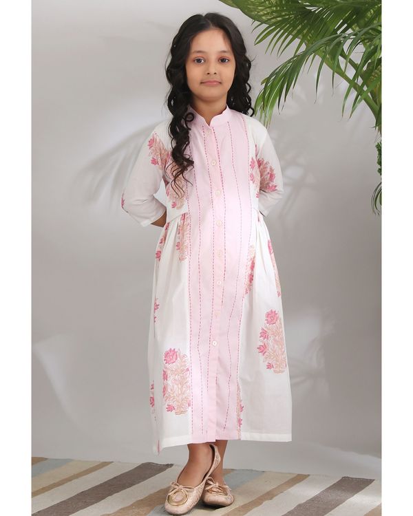 Panelled kantha dress 4