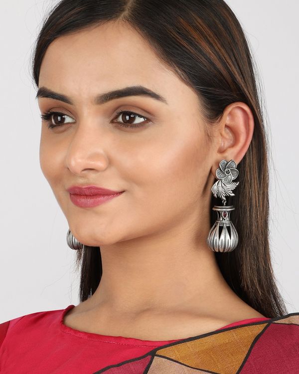 Flower pot earrings 2