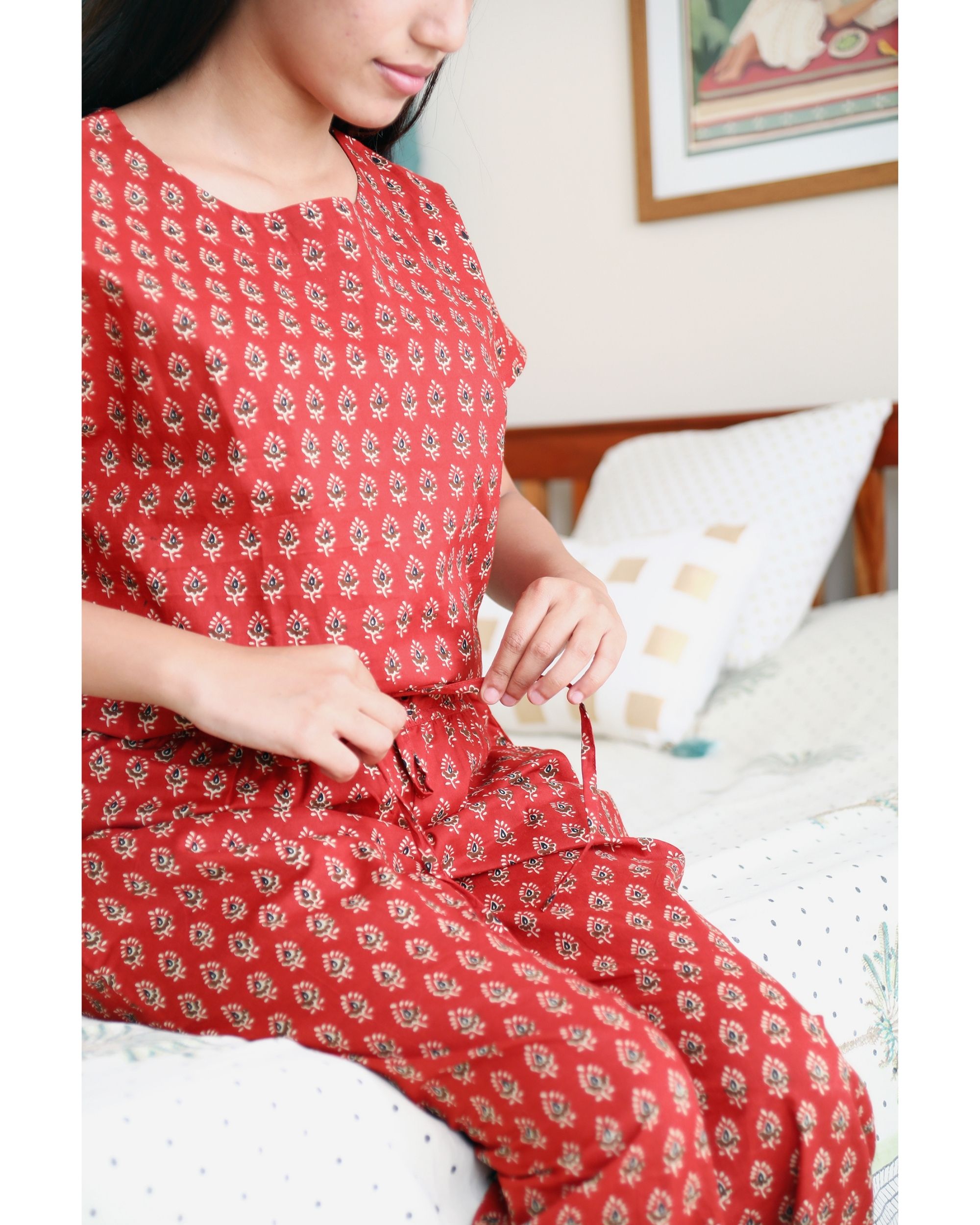 kumaTAO2yリボンビスチェ red quail fancy tops Patachou Girls Red Velvet Tartan Bow Dress | HONEYPIEKIDS